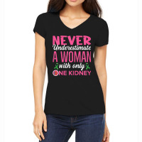 Womens Organ Donation Quote For Your Kidney Donor Wife Women's V-neck T-shirt | Artistshot