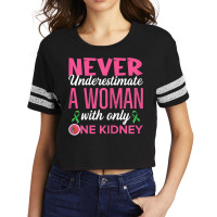 Womens Organ Donation Quote For Your Kidney Donor Wife Scorecard Crop Tee | Artistshot