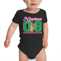 J15 Nineteen 08 Founder's Day Aka Women Hand Sign Tank Top Baby Bodysuit | Artistshot