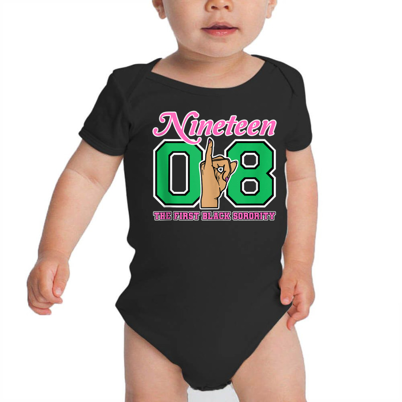 J15 Nineteen 08 Founder's Day Aka Women Hand Sign Tank Top Baby Bodysuit | Artistshot