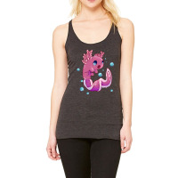 Cute Cartoon Axolotl With Bubbles-y8hya Racerback Tank | Artistshot