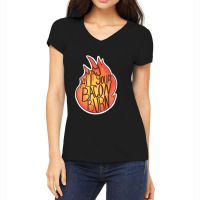 Calcifer Quote Women's V-neck T-shirt | Artistshot