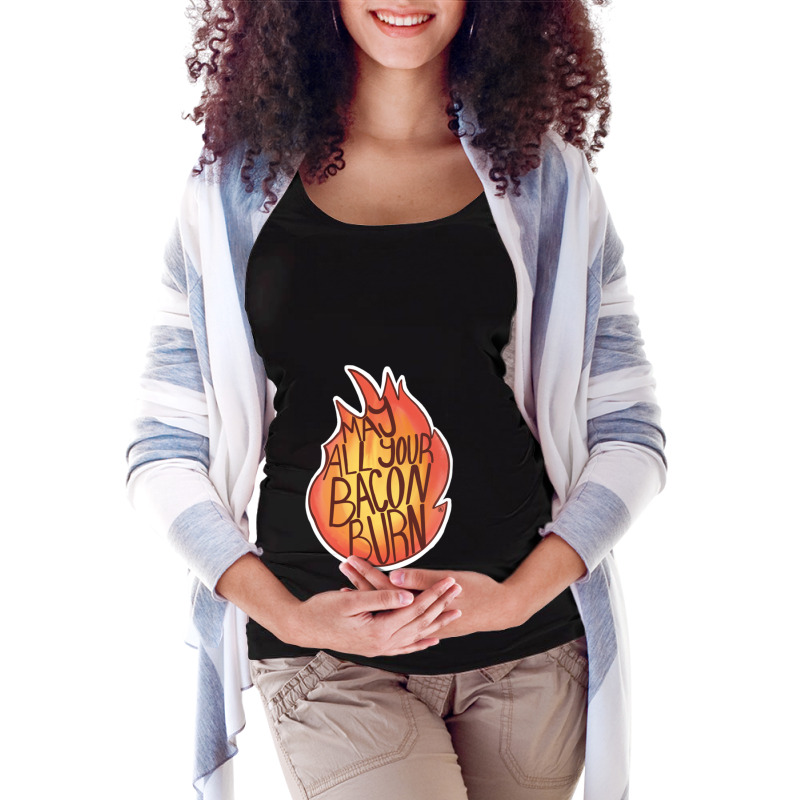 Calcifer Quote Maternity Scoop Neck T-shirt by JOHNCOLLIER | Artistshot