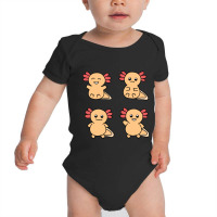 Golden Albino Axolotl  Yellow Axolotl Baby Bodysuit | Artistshot