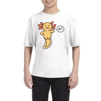 Golden Albino Axolotl (yellow Axolotl) Saying Youth Tee | Artistshot