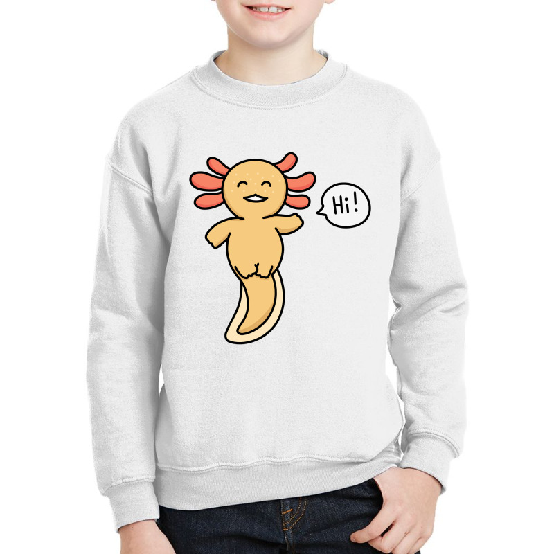 Golden Albino Axolotl (yellow Axolotl) Saying Youth Sweatshirt by JessyTee01 | Artistshot