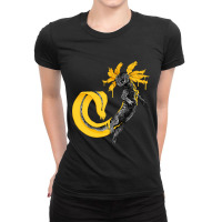 Golden Axolotl Ladies Fitted T-shirt | Artistshot