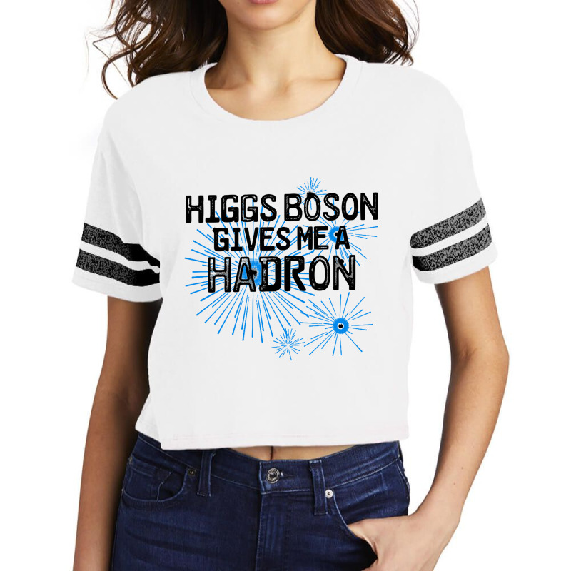 Higgs Boson Gives Me A Hadron Scorecard Crop Tee by Ableh Store | Artistshot