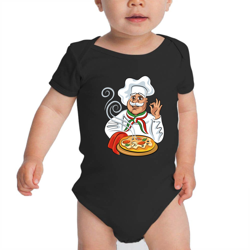 Pizza Baby Bodysuit by Rahmadi1984 | Artistshot