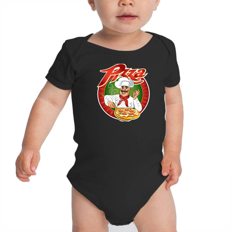 Pizza Baby Bodysuit by Rahmadi1984 | Artistshot