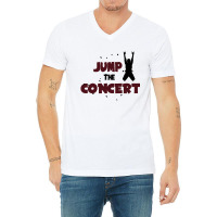 Jump The Concert V-neck Tee | Artistshot