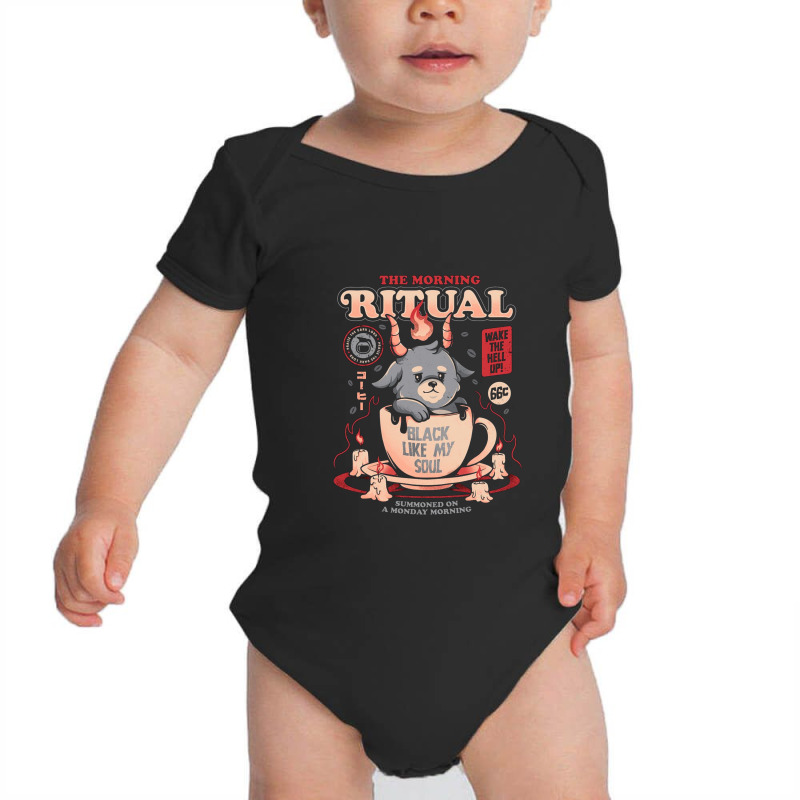 The Morning Ritual Baby Bodysuit by Woodrowsimonetti | Artistshot