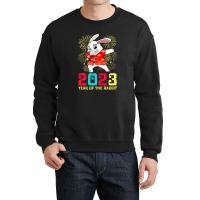 Dabbing Year Of The Rabbit Happy Chinese New Year 2023 Crewneck Sweatshirt | Artistshot