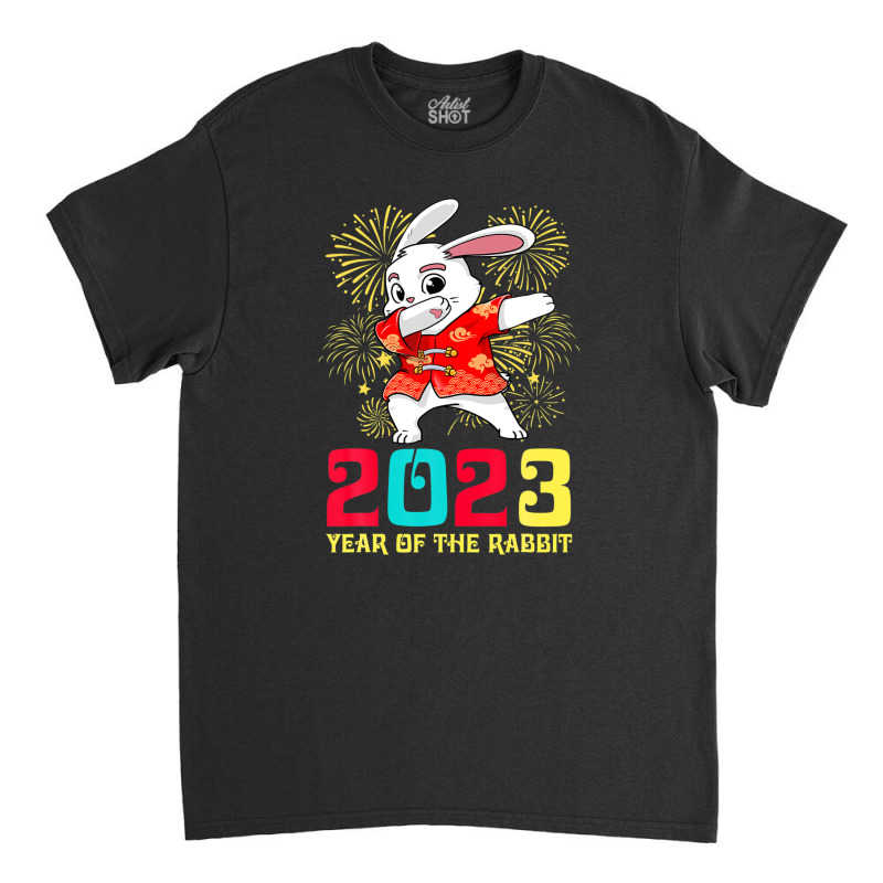 Dabbing Year Of The Rabbit Happy Chinese New Year 2023 Classic T-shirt | Artistshot