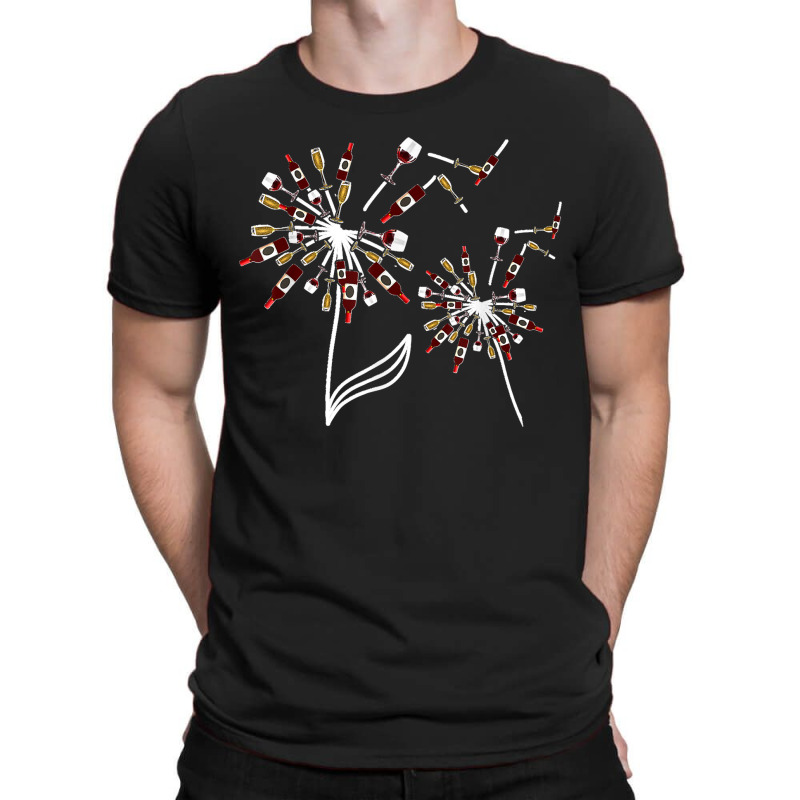 Dandelion Drinking Wine For Herbalist Wine Lover T-Shirt by JilmarM.Perez | Artistshot