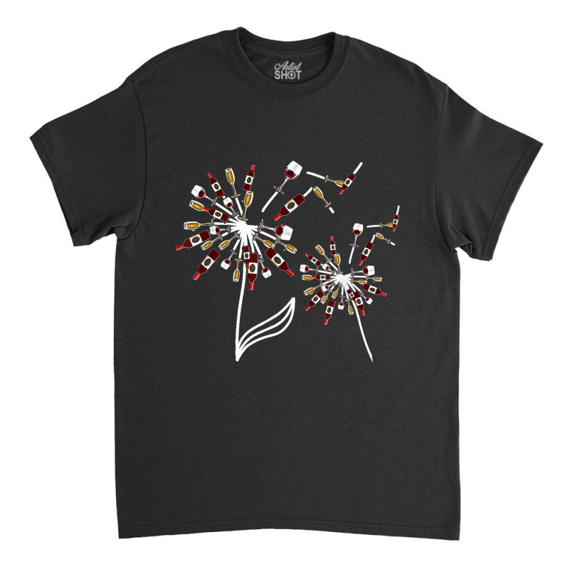 Dandelion Drinking Wine For Herbalist Wine Lover Classic T-shirt by JilmarM.Perez | Artistshot