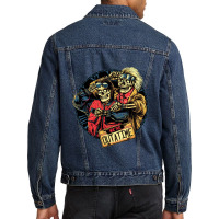 Time Is Up Men Denim Jacket | Artistshot