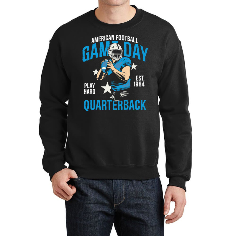 Football Game Day Quarterback 209 Football Player Crewneck Sweatshirt by hopelessoon | Artistshot