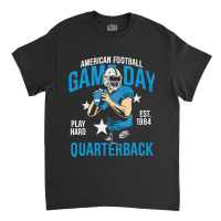 Football Game Day Quarterback 209 Football Player Classic T-shirt | Artistshot