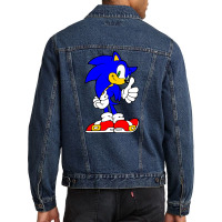 The Hedgehog Men Denim Jacket | Artistshot