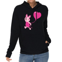 Piglet With Heart Lightweight Hoodie | Artistshot