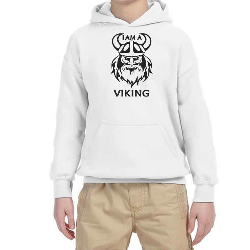 I Am A Viking Funny Youth Hoodie | Artistshot