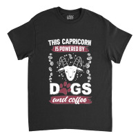 Capricorn Dog Lover Coffee Lover Horoscope Zodiac Sign Premium Classic T-shirt | Artistshot