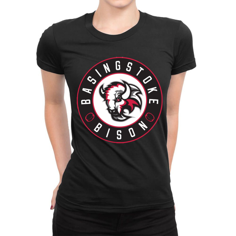 The Basingstoke Bison Ladies Fitted T-Shirt by DemetriusWatkinsSr | Artistshot