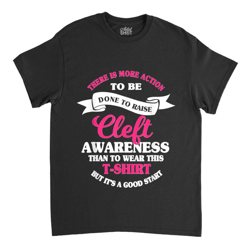 Cleft Lip Palate Ribbon Awareness Week Orofacial Hare Lip Classic T-shirt by ENIDLWHITE | Artistshot