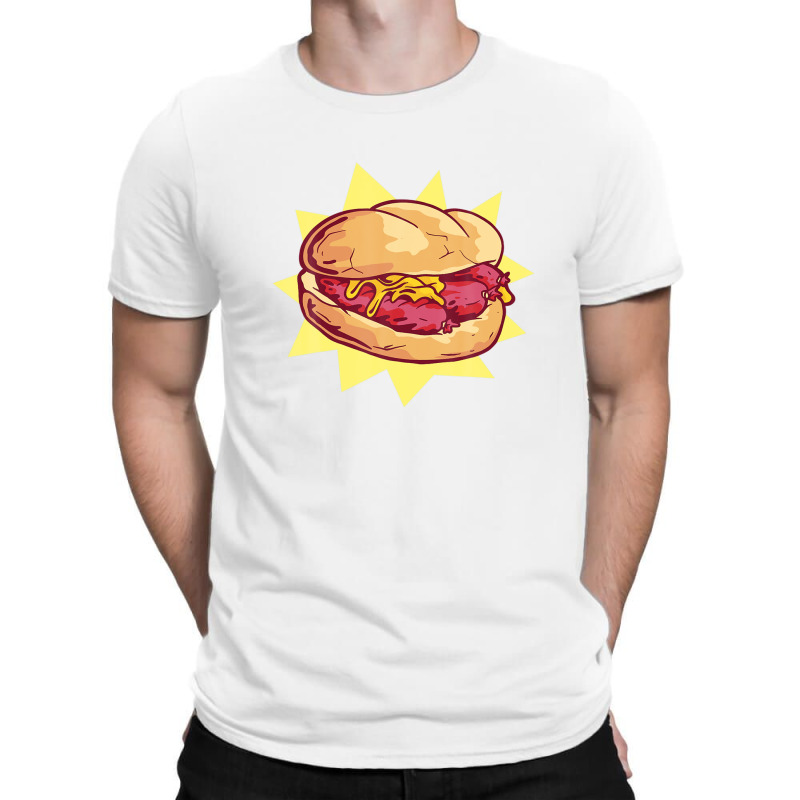 Sausage Sandwich Fast Food T-Shirt by beastonkriss | Artistshot