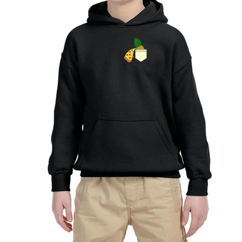 Pizza Loves Pineapple Funny Pizza Lovers Youth Hoodie | Artistshot