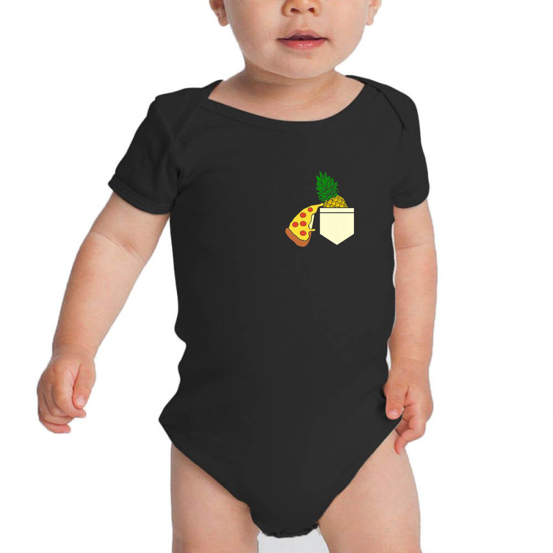 Pizza Loves Pineapple Funny Pizza Lovers Baby Bodysuit | Artistshot