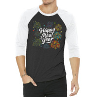 Happy New Year 2023 Party Men Women New Years Eve Holiday 3/4 Sleeve Shirt | Artistshot