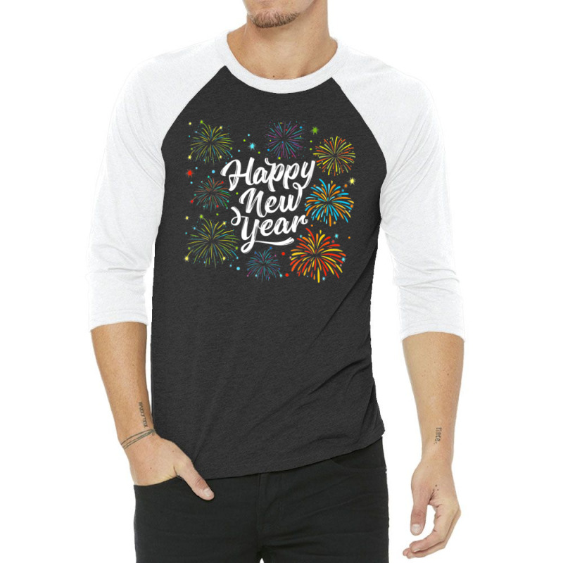 Happy New Year 2023 Party Men Women New Years Eve Holiday 3/4 Sleeve Shirt | Artistshot