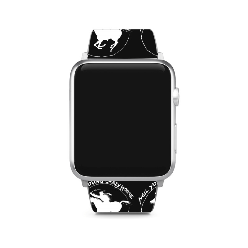 Neil Young Crazy Horse Apple Watch Band by BLACKHEART | Artistshot