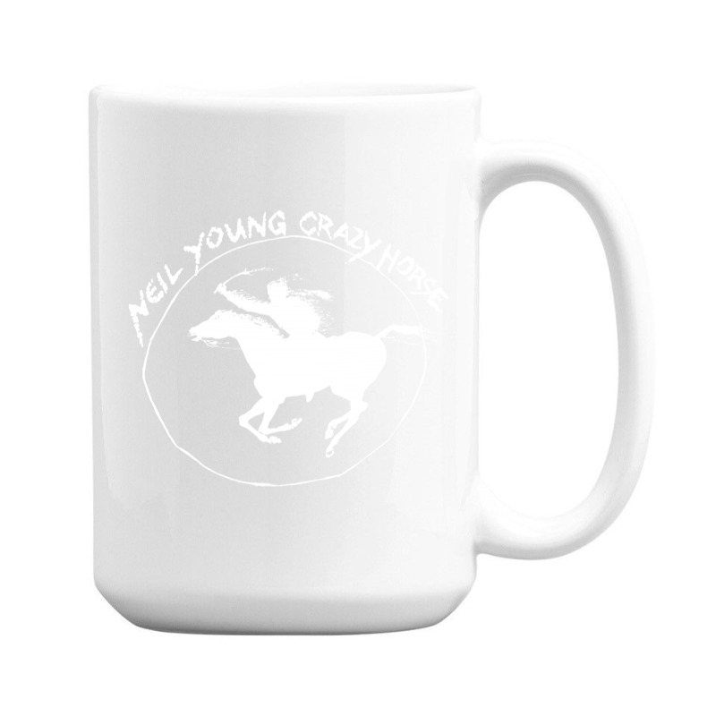 Neil Young Crazy Horse 15 Oz Coffee Mug by BLACKHEART | Artistshot