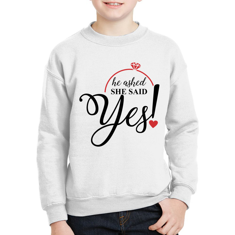 Finally Yes Youth Sweatshirt by Ale Ceconello | Artistshot