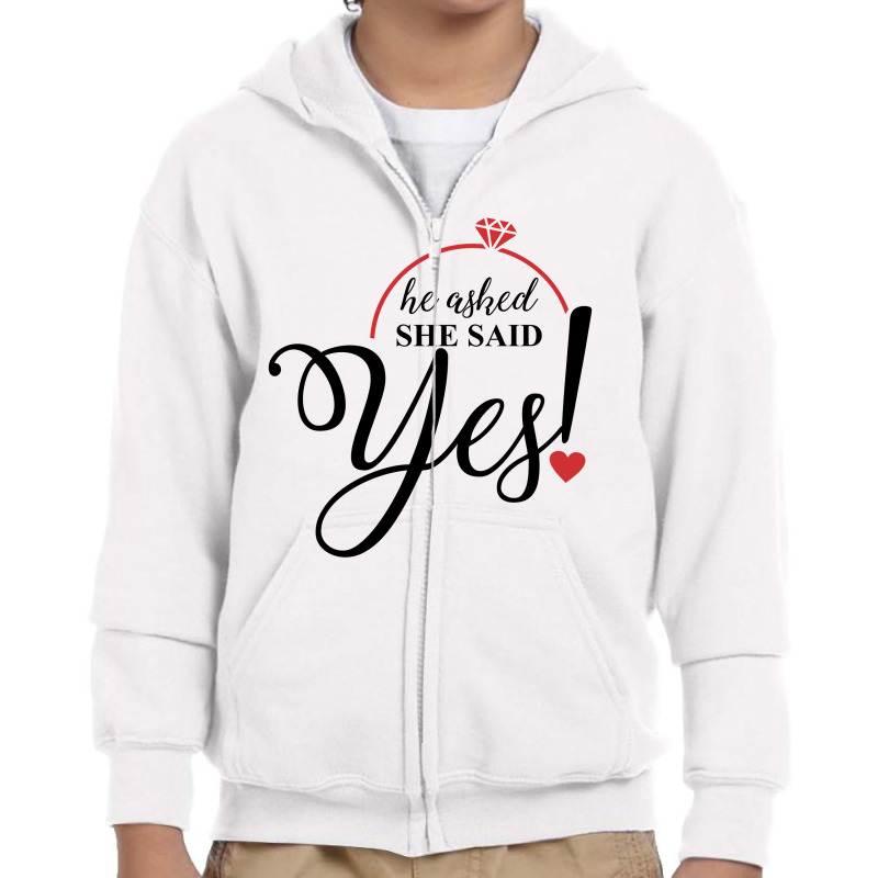 Finally Yes Youth Zipper Hoodie by Ale Ceconello | Artistshot