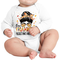 Assistant Director One Thankful Thanksgiving Fall Autumn T Shirt Long Sleeve Baby Bodysuit | Artistshot