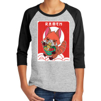 Red Panda Ramen Noodle Japan Cuisine Japanese Asian Food Youth 3/4 Sleeve | Artistshot