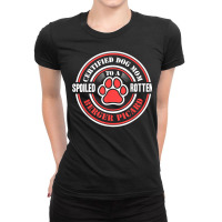 Certified Dog Mom To A Spoiled Rotten Berger Picard T Shirt Ladies Fitted T-shirt | Artistshot