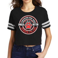 Certified Dog Mom To A Spoiled Rotten Berger Picard T Shirt Scorecard Crop Tee | Artistshot