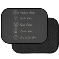 Sola Scriptura Protestant Christian Reformation 5 Solas Rear Car Mat | Artistshot