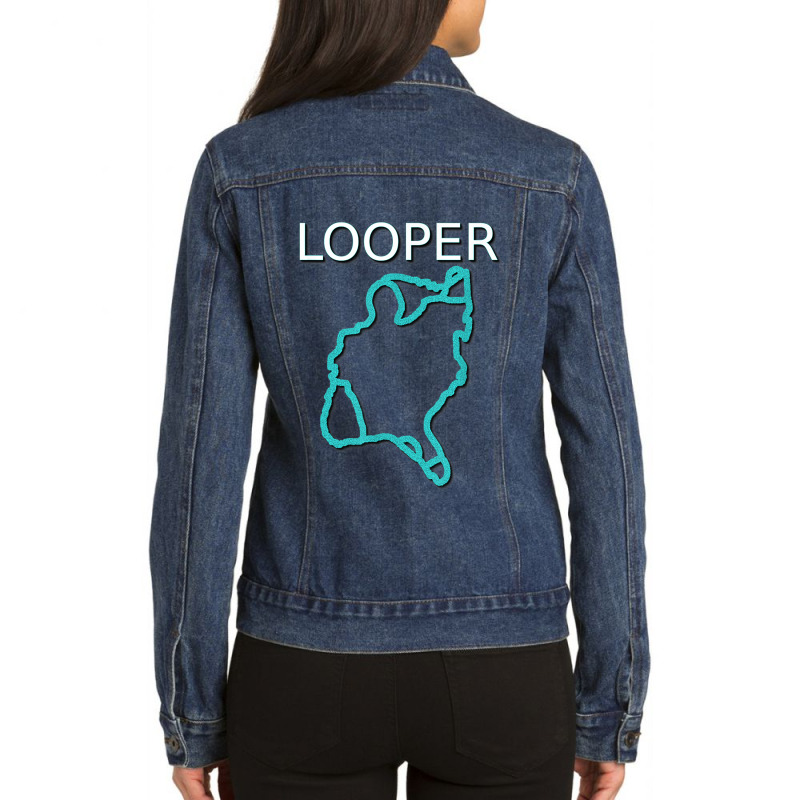 The Great Loop Looper Boating Ladies Denim Jacket by MechelleMilliken | Artistshot