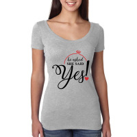 Finally Yes Women's Triblend Scoop T-shirt | Artistshot