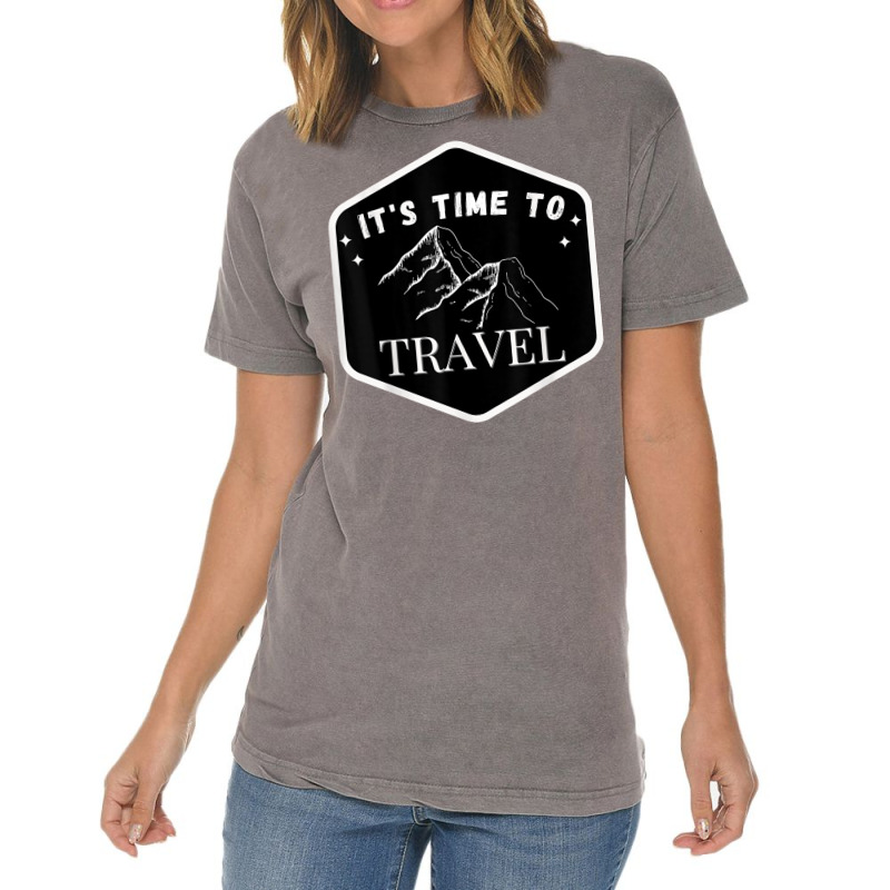 Fast Track Your Its Time To Travel T Shirt Vintage T-Shirt by rowenapas5d | Artistshot