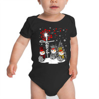 Faith Hope Love Snowman Jesus Dandelion Christian Christmas T Shirt Baby Bodysuit | Artistshot