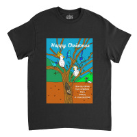 Australian Wildlife Christmas Outback Aussie Festive Xmas Greeting Car Classic T-shirt | Artistshot