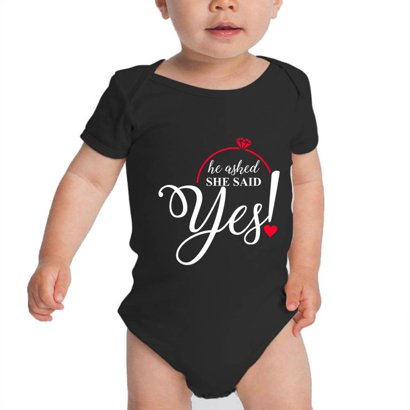 Finally Yes Baby Bodysuit by Ale Ceconello | Artistshot