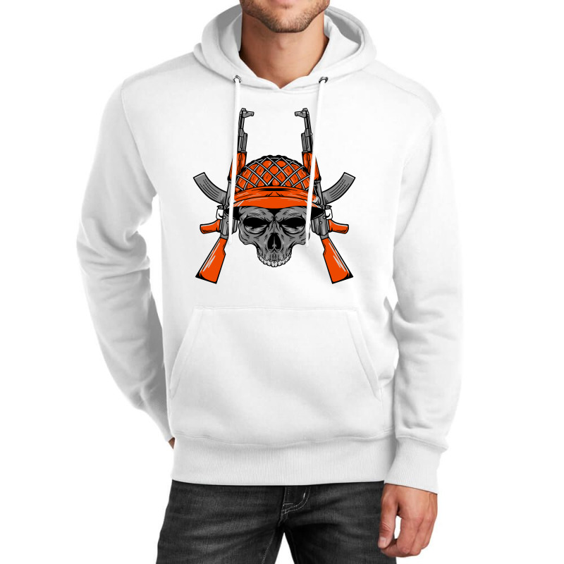 Skull And Ak 47 Unisex Hoodie | Artistshot